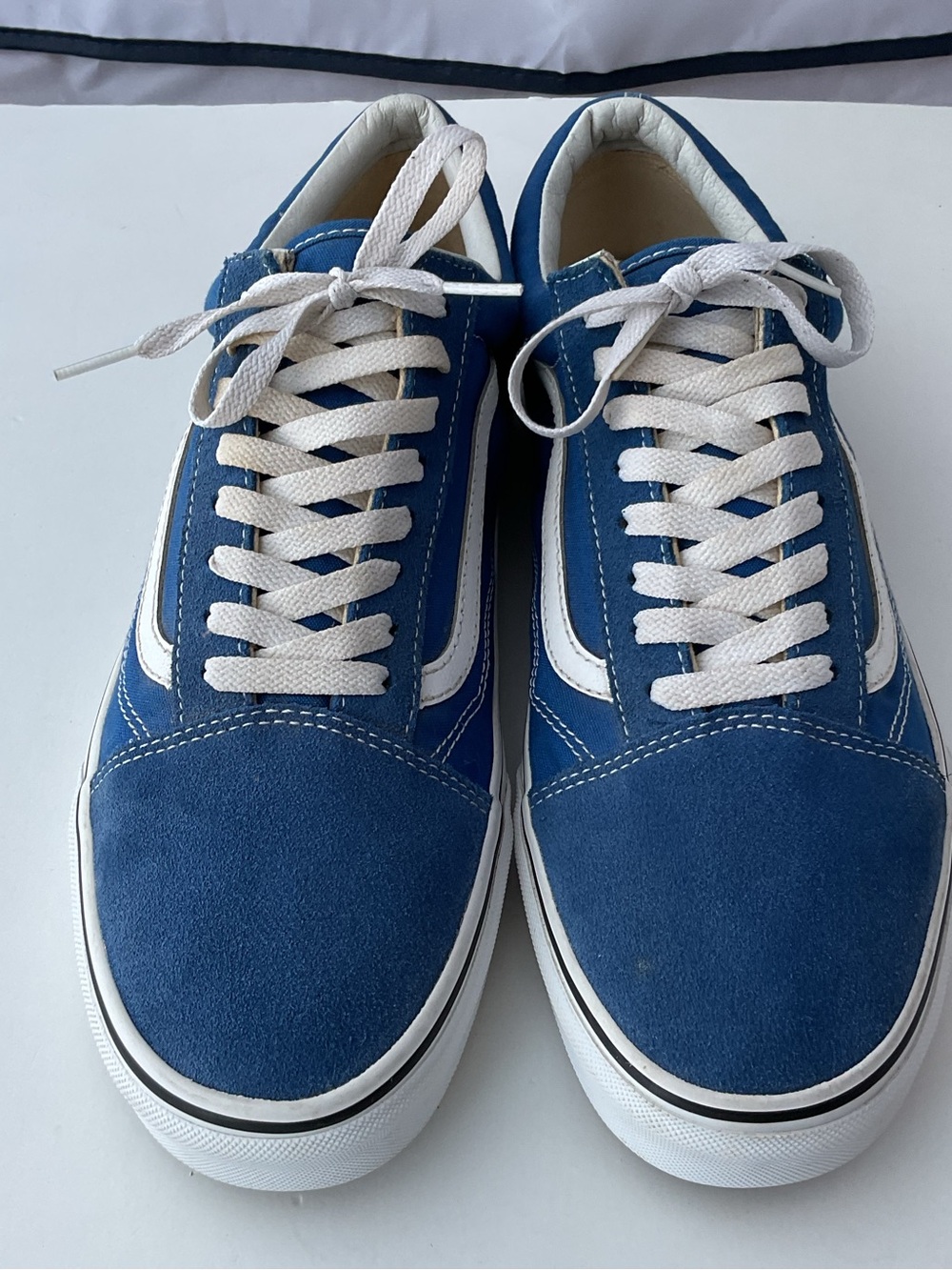 Vans Old Skool Blue Suede Low Top Skate Shoes Sneakers Men’s Size 13 - Picture 2 of 13